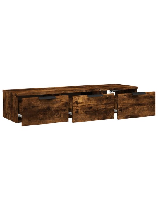 Nástěnná skříňka kouřový dub 102 x 30 x 20 cm kompozitní dřevo