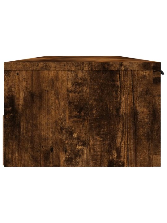 Nástěnná skříňka kouřový dub 102 x 30 x 20 cm kompozitní dřevo