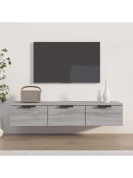 Nástěnná skříňka šedá sonoma 102 x 30 x 20 cm kompozitní dřevo