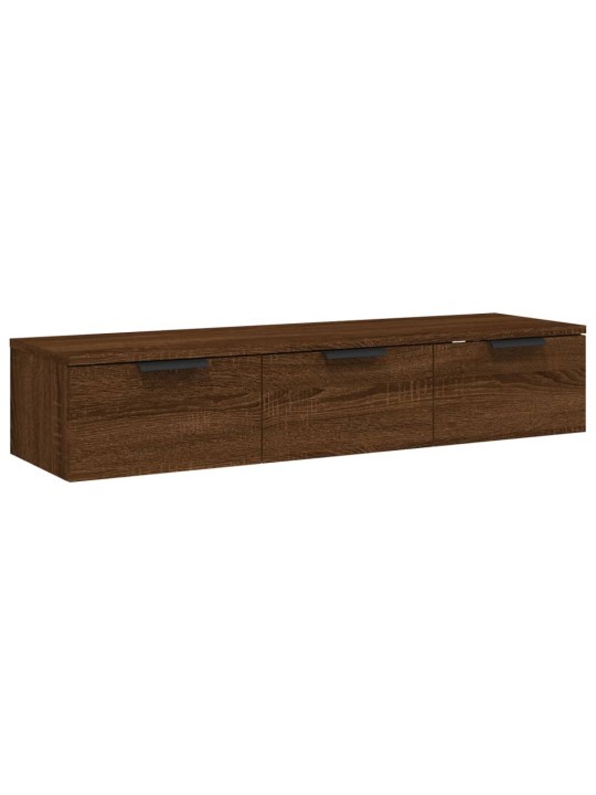Nástěnná skříňka hnědý dub 102 x 30 x 20 cm kompozitní dřevo
