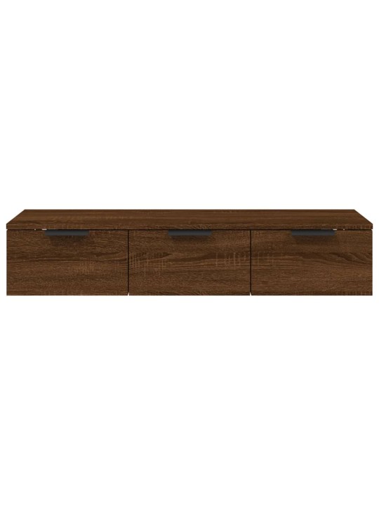 Nástěnná skříňka hnědý dub 102 x 30 x 20 cm kompozitní dřevo