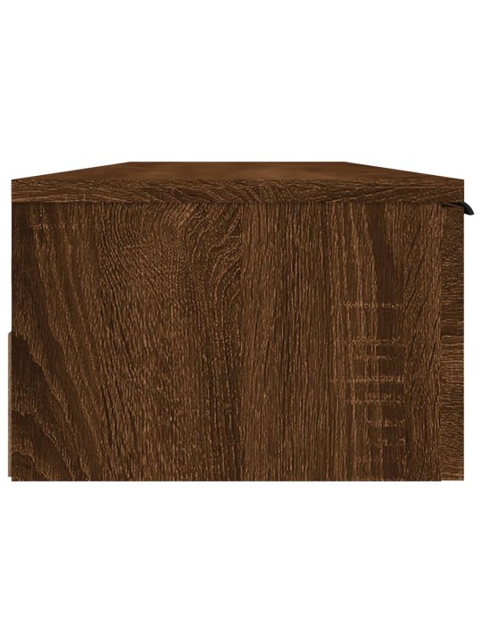 Nástěnná skříňka hnědý dub 102 x 30 x 20 cm kompozitní dřevo