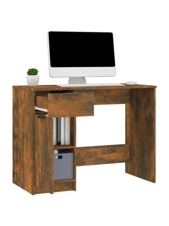 Psací stůl kouřový dub 100 x 50 x 75 cm kompozitní dřevo