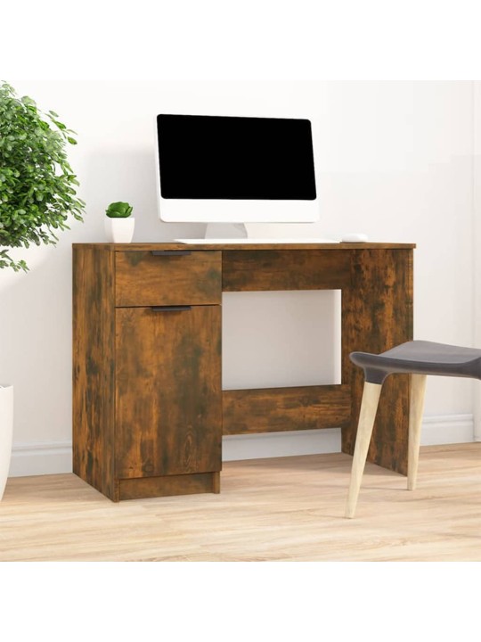 Psací stůl kouřový dub 100 x 50 x 75 cm kompozitní dřevo