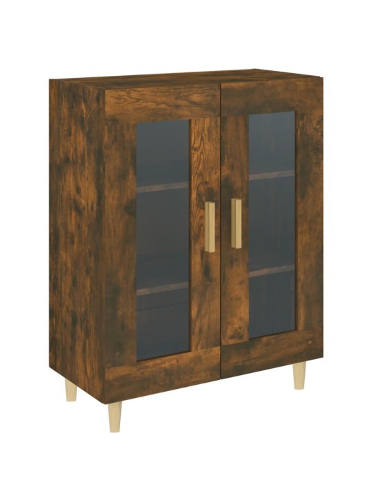 Příborník kouřový dub 69,5 x 34 x 90 cm kompozitní dřevo