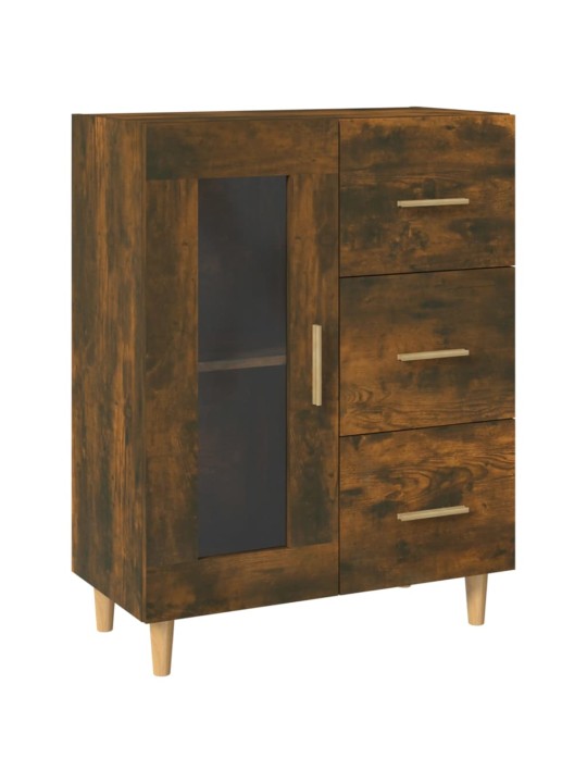 Příborník kouřový dub 69,5 x 34 x 90 cm kompozitní dřevo
