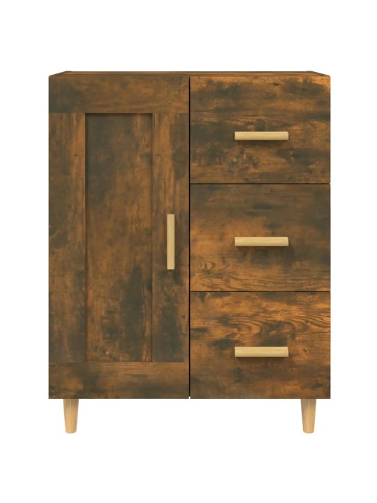 Příborník kouřový dub 69,5 x 34 x 90 cm kompozitní dřevo