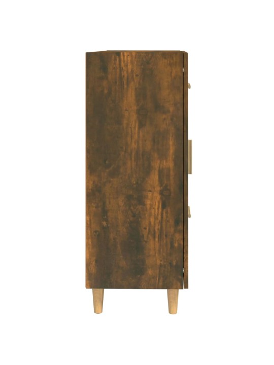 Příborník kouřový dub 69,5 x 34 x 90 cm kompozitní dřevo