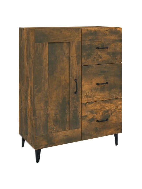 Příborník kouřový dub 69,5 x 34 x 90 cm kompozitní dřevo