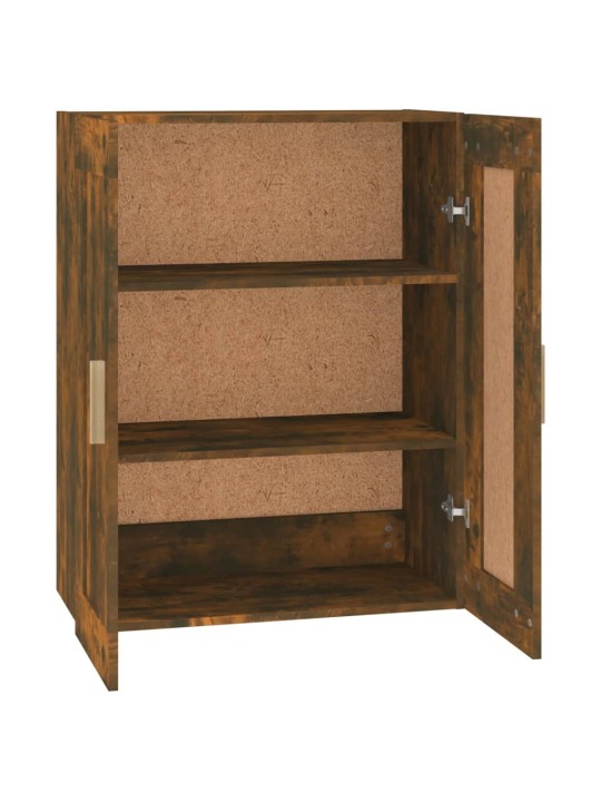 Nástěnná skříňka kouřový dub 69,5x32,5x90 cm kompozitní dřevo