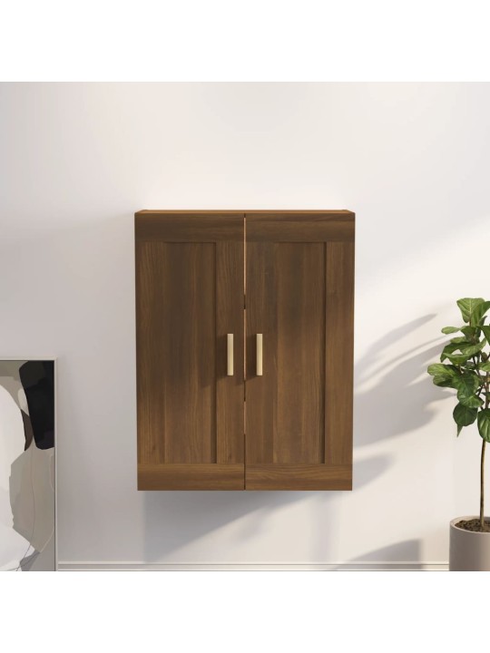 Nástěnná skříňka hnědý dub 69,5 x 32,5 x 90 cm kompozitní dřevo