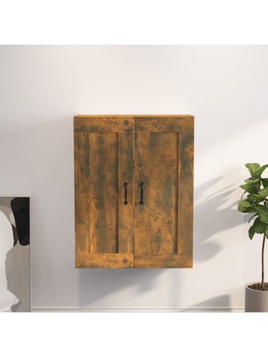 Závěsná nástěnná skříňka kouřový dub 69,5 x 32,5 x 90 cm