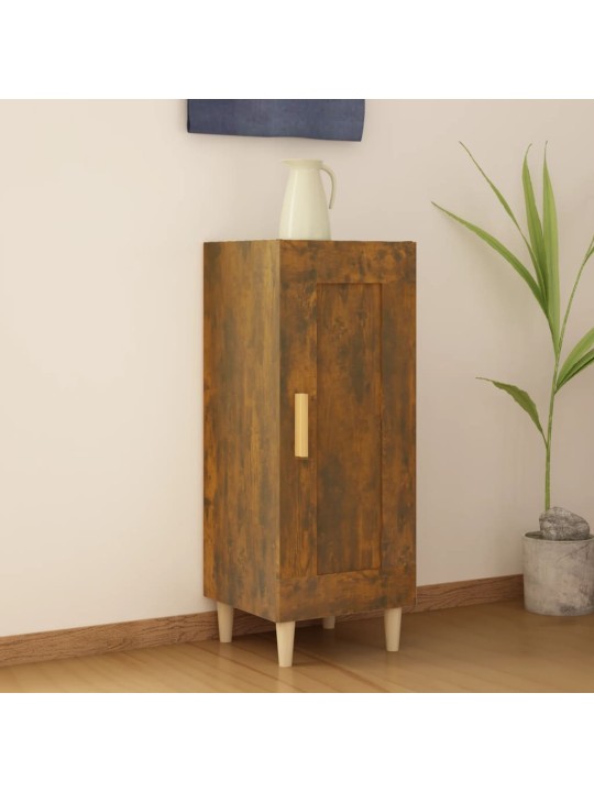 Příborník kouřový dub 34,5 x 34 x 90 cm kompozitní dřevo