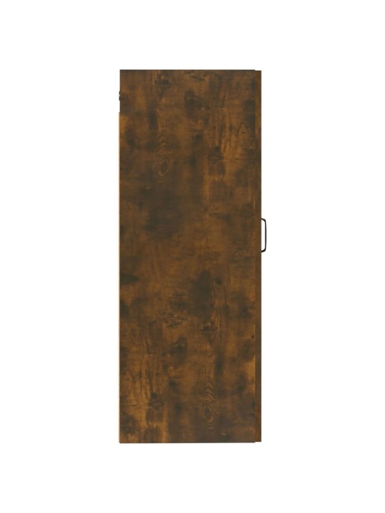 Závěsná skříňka kouřový dub 35 x 34 x 90 cm kompozitní dřevo