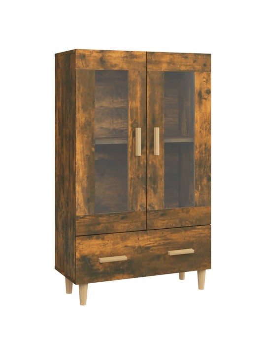 Komoda kouřový dub 70 x 31 x 115 cm kompozitní dřevo