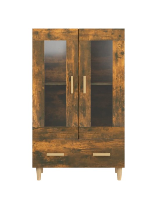 Komoda kouřový dub 70 x 31 x 115 cm kompozitní dřevo