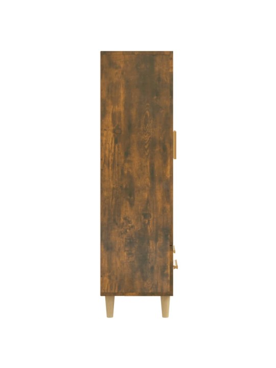 Komoda kouřový dub 70 x 31 x 115 cm kompozitní dřevo