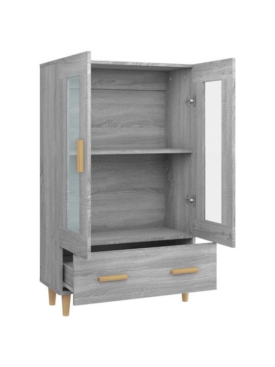 Komoda šedá sonoma 70 x 31 x 115 cm kompozitní dřevo