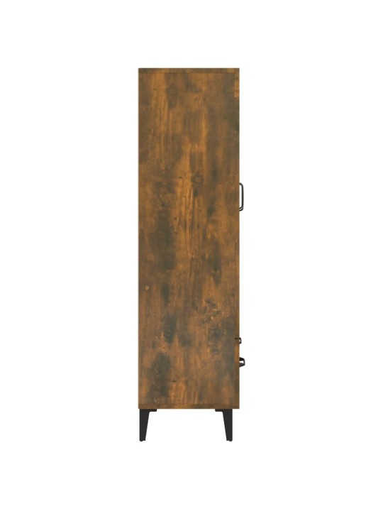 Komoda kouřový dub 70 x 31 x 115 cm kompozitní dřevo