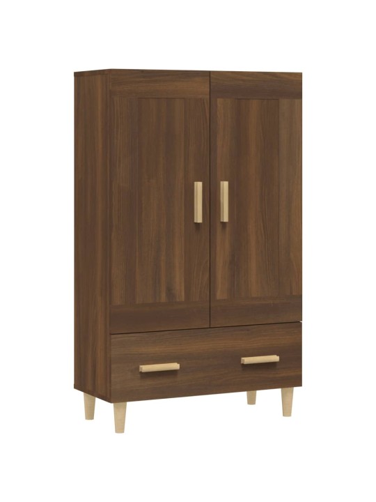 Komoda hnědý dub 70 x 31 x 115 cm kompozitní dřevo