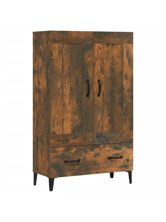 Komoda kouřový dub 70 x 31 x 115 cm kompozitní dřevo