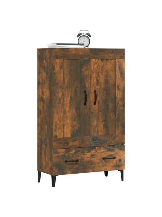 Komoda kouřový dub 70 x 31 x 115 cm kompozitní dřevo