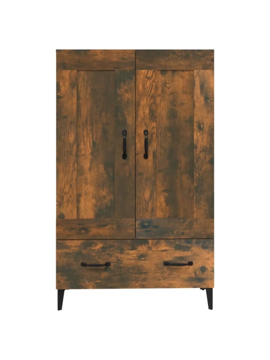 Komoda kouřový dub 70 x 31 x 115 cm kompozitní dřevo