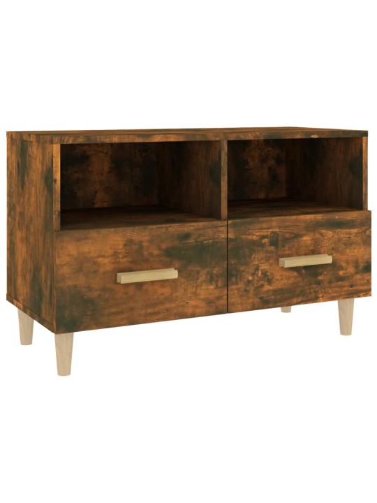 TV skříňka kouřový dub 80 x 36 x 50 cm kompozitní dřevo