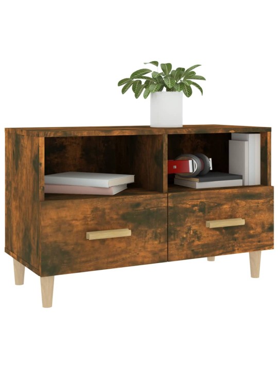 TV skříňka kouřový dub 80 x 36 x 50 cm kompozitní dřevo