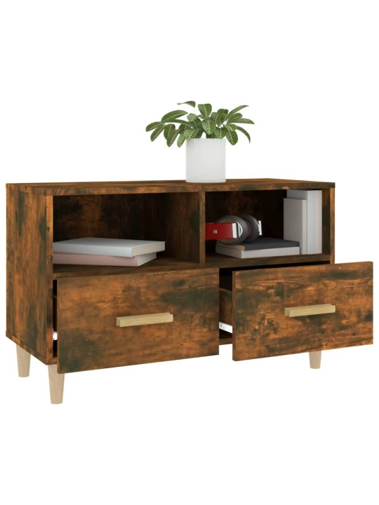 TV skříňka kouřový dub 80 x 36 x 50 cm kompozitní dřevo