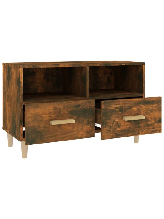 TV skříňka kouřový dub 80 x 36 x 50 cm kompozitní dřevo