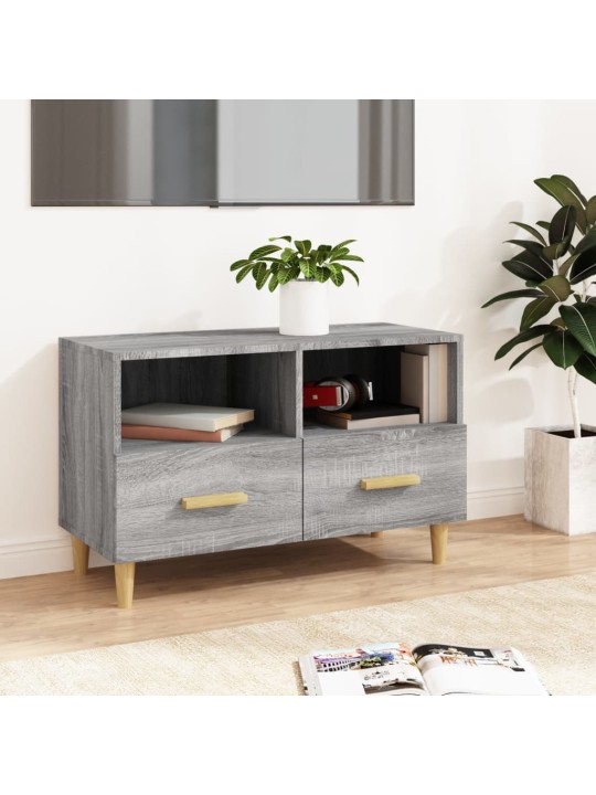 TV skříňka šedá sonoma 80 x 36 x 50 cm kompozitní dřevo