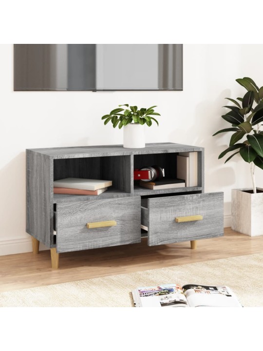 TV skříňka šedá sonoma 80 x 36 x 50 cm kompozitní dřevo