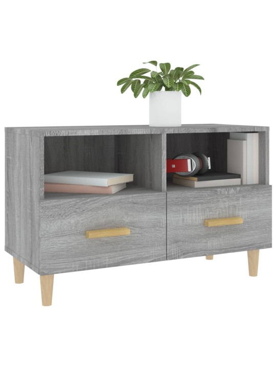 TV skříňka šedá sonoma 80 x 36 x 50 cm kompozitní dřevo