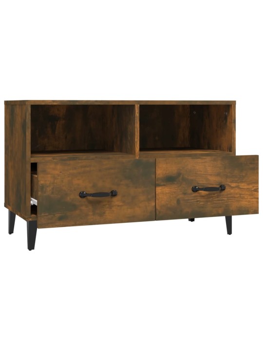 TV skříňka kouřový dub 80 x 36 x 50 cm kompozitní dřevo