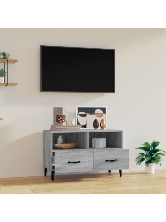 TV skříňka šedá sonoma 80 x 36 x 50 cm kompozitní dřevo