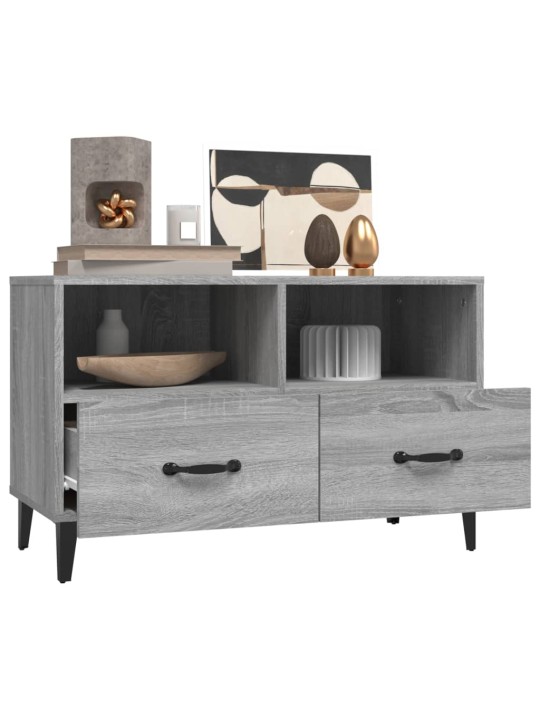 TV skříňka šedá sonoma 80 x 36 x 50 cm kompozitní dřevo