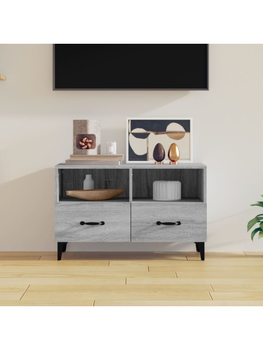 TV skříňka šedá sonoma 80 x 36 x 50 cm kompozitní dřevo