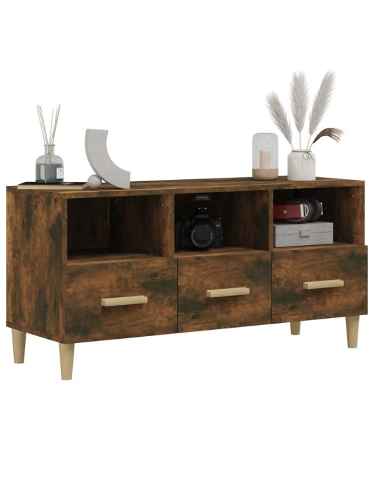 TV skříňka kouřový dub 102 x 36 x 50 cm kompozitní dřevo