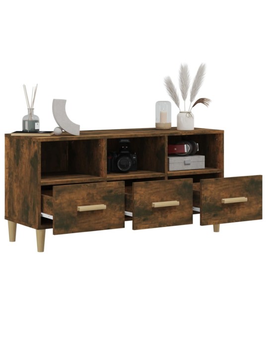 TV skříňka kouřový dub 102 x 36 x 50 cm kompozitní dřevo