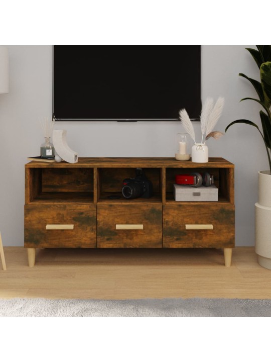TV skříňka kouřový dub 102 x 36 x 50 cm kompozitní dřevo