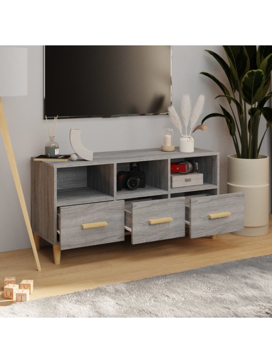 TV skříňka šedá sonoma 102 x 36 x 50 cm kompozitní dřevo