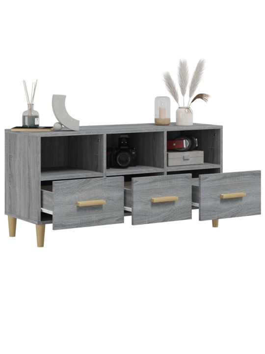 TV skříňka šedá sonoma 102 x 36 x 50 cm kompozitní dřevo