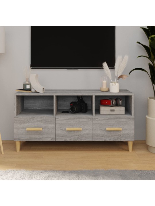 TV skříňka šedá sonoma 102 x 36 x 50 cm kompozitní dřevo