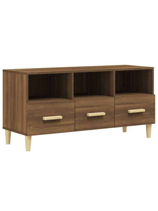 TV skříňka hnědý dub 102 x 36 x 50 cm kompozitní dřevo