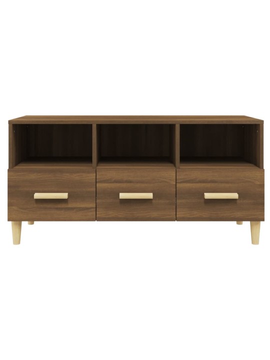 TV skříňka hnědý dub 102 x 36 x 50 cm kompozitní dřevo