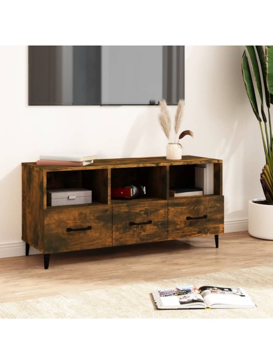 TV skříňka kouřový dub 102 x 35 x 50 cm kompozitní dřevo