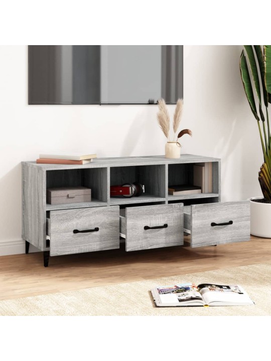TV skříňka šedá sonoma 102 x 35 x 50 cm kompozitní dřevo