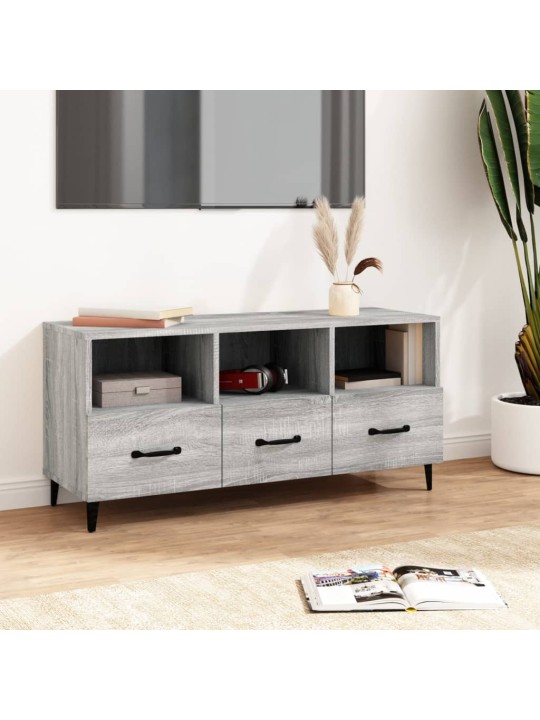 TV skříňka šedá sonoma 102 x 35 x 50 cm kompozitní dřevo