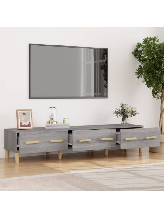 TV skříňka šedá sonoma 150 x 34,5 x 30 cm kompozitní dřevo